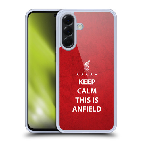 Liverpool Football Club This Is Anfield Keep Calm Red Soft Gel Case for Samsung Galaxy A56 5G