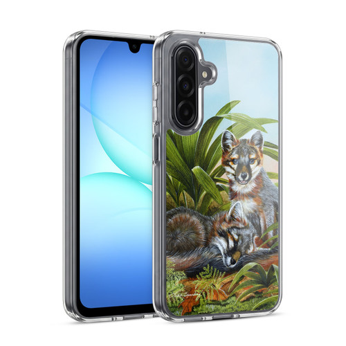 Lisa Sparling Creatures Red Fox Kits Soft Gel Case for Samsung Galaxy A17 4G / 5G