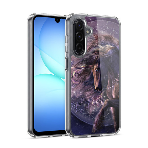 Laurie Prindle Fantasy Horse Chimera Black Rose Unicorn Soft Gel Case for Samsung Galaxy A17 4G / 5G