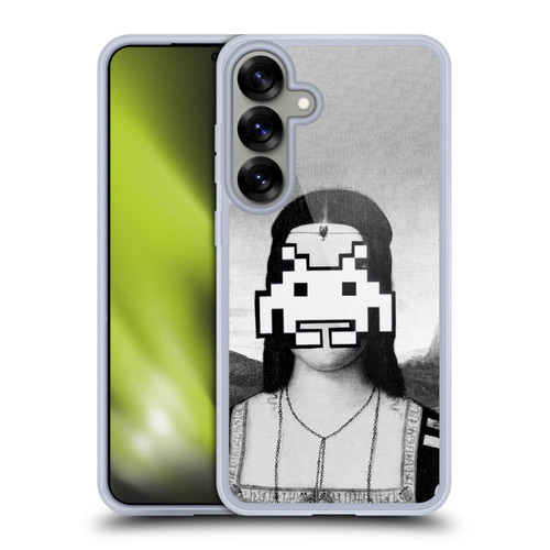 LouiJoverArt Black And White Renaissance Invaders Soft Gel Case for Samsung Galaxy S25+ & MagSafe