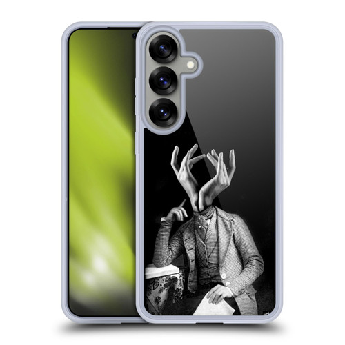 LouiJoverArt Black And White Sensitive Man Soft Gel Case for Samsung Galaxy S25+ & MagSafe