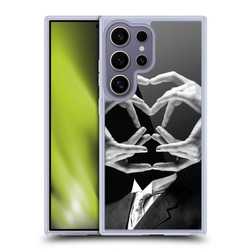 LouiJoverArt Black And White Mr Handy Man Soft Gel Case for Samsung Galaxy S25 Ultra & MagSafe