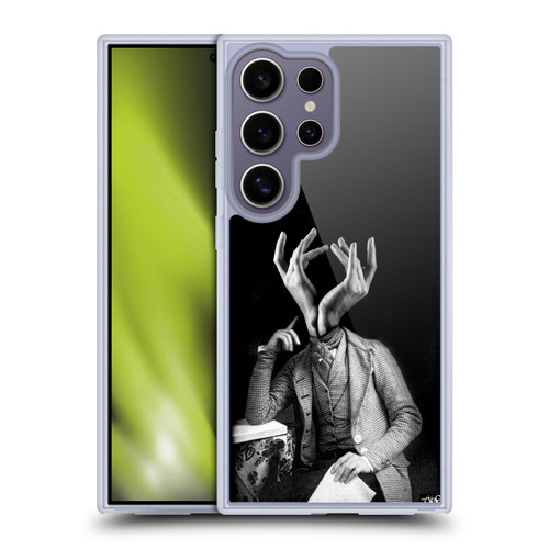 LouiJoverArt Black And White Sensitive Man Soft Gel Case for Samsung Galaxy S25 Ultra & MagSafe