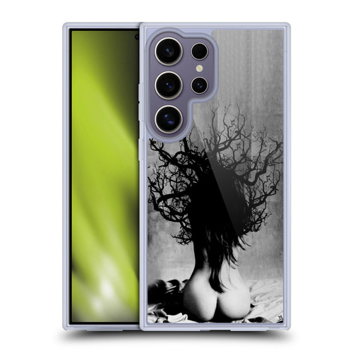 LouiJoverArt Black And White She Oak Soft Gel Case for Samsung Galaxy S25 Ultra & MagSafe