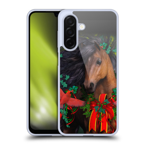 Laurie Prindle Western Stallion A Morgan Christmas Soft Gel Case for Samsung Galaxy A26 5G