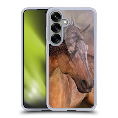 Laurie Prindle Western Stallion Brown Soft Gel Case for Samsung Galaxy S25+ & MagSafe
