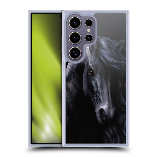 Laurie Prindle Western Stallion The Black Soft Gel Case for Samsung Galaxy S25 Ultra & MagSafe