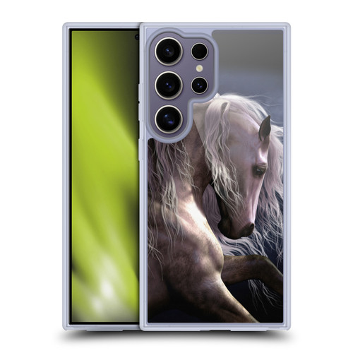 Laurie Prindle Western Stallion Night Silver Ghost II Soft Gel Case for Samsung Galaxy S25 Ultra & MagSafe