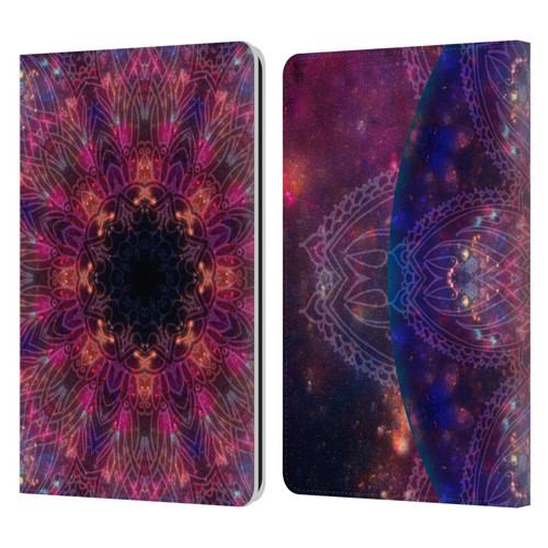Aimee Stewart Mandala Galactic 2 Leather Book Wallet Case Cover For Amazon Kindle Paperwhite 1 / 2 / 3