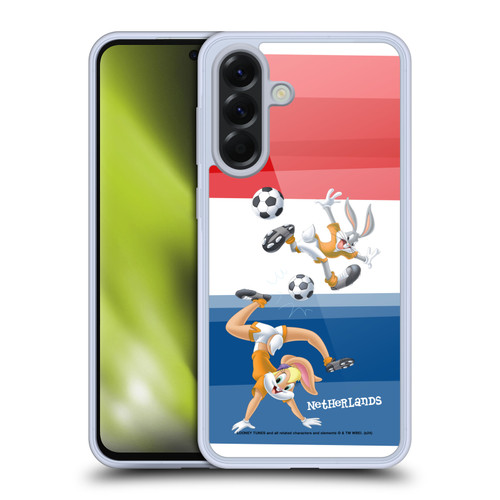 Looney Tunes Flag Graphics Netherlands Lola & Bugs Bunny Soft Gel Case for Samsung Galaxy A56 5G