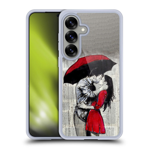 LouiJoverArt Red Ink A New Kiss 2 Soft Gel Case for Samsung Galaxy S25 & MagSafe