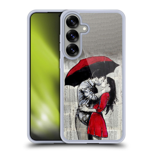 LouiJoverArt Red Ink A New Kiss 2 Soft Gel Case for Samsung Galaxy S25+ & MagSafe