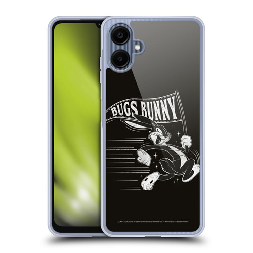 Looney Tunes Bugs Bunny Black And White Soft Gel Case for Samsung Galaxy A06 4G / 5G