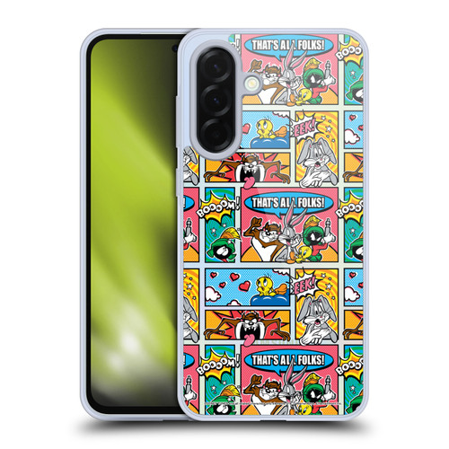Looney Tunes Patterns Comics Soft Gel Case for Samsung Galaxy A36 5G