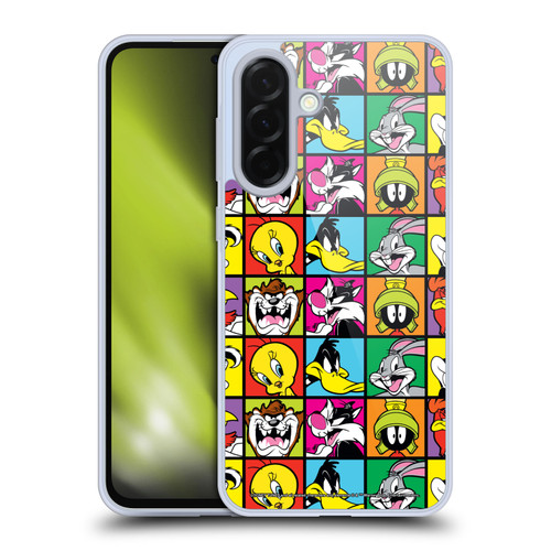 Looney Tunes Patterns Tiles Soft Gel Case for Samsung Galaxy A36 5G