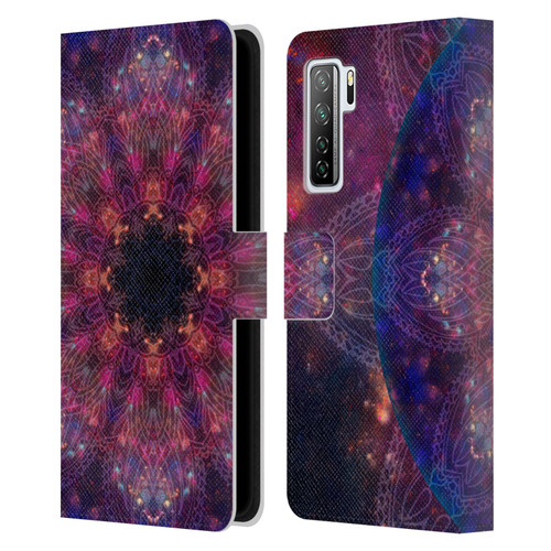 Aimee Stewart Mandala Galactic 2 Leather Book Wallet Case Cover For Huawei Nova 7 SE/P40 Lite 5G