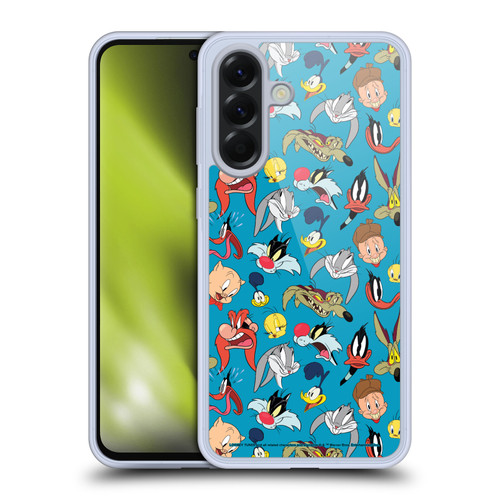 Looney Tunes Patterns Head Shots Soft Gel Case for Samsung Galaxy A56 5G