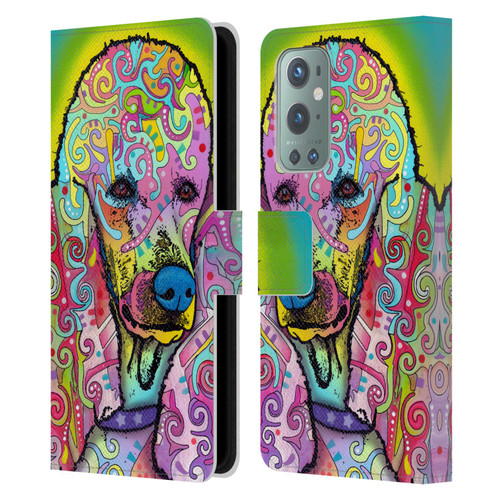 Dean Russo Dogs 3 Poodle Leather Book Wallet Case Cover For OnePlus 9