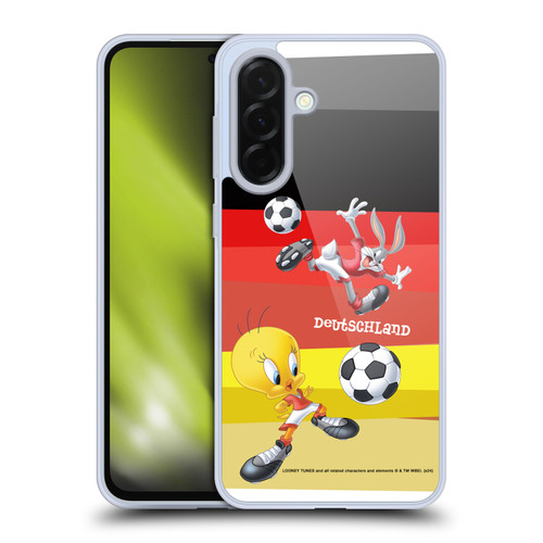 Looney Tunes Flag Graphics Germany Bugs Bunny & Tweety Soft Gel Case for Samsung Galaxy A36 5G