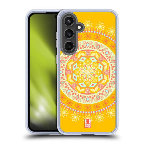 Head Case Designs Mandala Sunshine Festival Soft Gel Case for Samsung Galaxy S24 FE & MagSafe