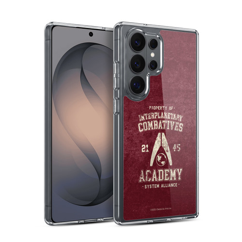 EA Bioware Mass Effect 3 Badges And Logos Interplanetary Combatives Soft Gel Case for Samsung Galaxy S26 Ultra