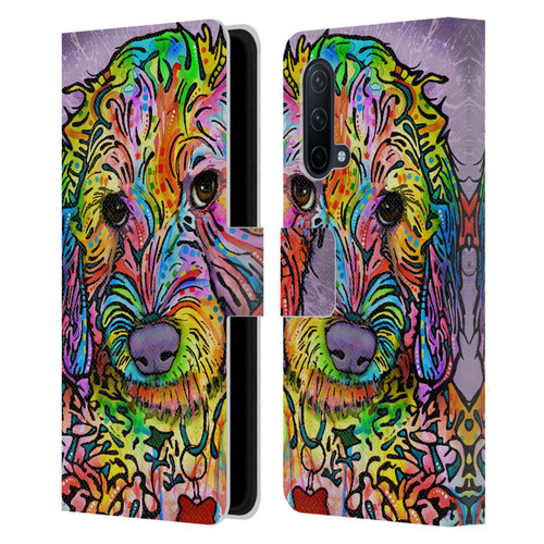 Dean Russo Dogs 3 Sweet Poodle Leather Book Wallet Case Cover For OnePlus Nord CE 5G