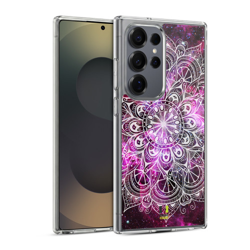 Head Case Designs Mandala Doodles Nebula Soft Gel Case for Samsung Galaxy S25 Ultra & MagSafe