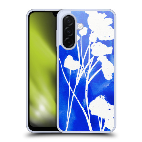 Mai Autumn Floral Blooms Cyanotype Watercolour Soft Gel Case for Samsung Galaxy A26 5G