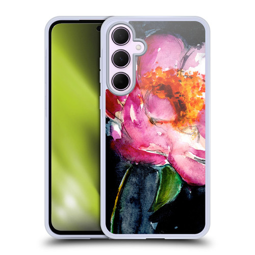 Mai Autumn Floral Blooms Peony Soft Gel Case for Samsung Galaxy A35 5G
