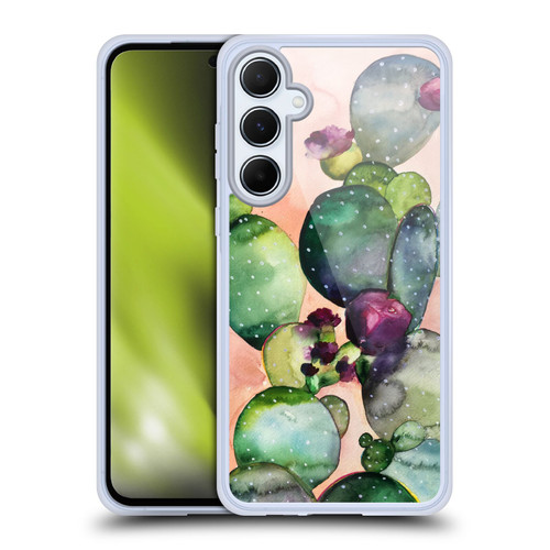 Mai Autumn Floral Blooms Desert Rose Soft Gel Case for Samsung Galaxy A55 5G