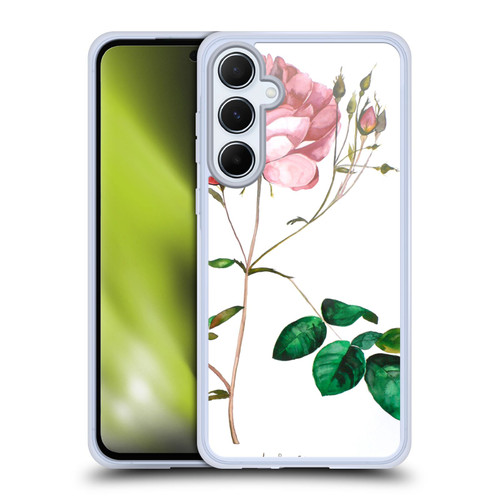 Mai Autumn Floral Blooms Rose Soft Gel Case for Samsung Galaxy A55 5G