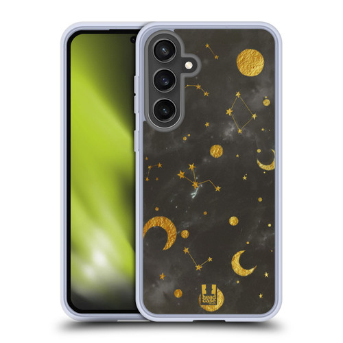 Head Case Designs Marble Galaxy Constellation Soft Gel Case for Samsung Galaxy S24 FE & MagSafe