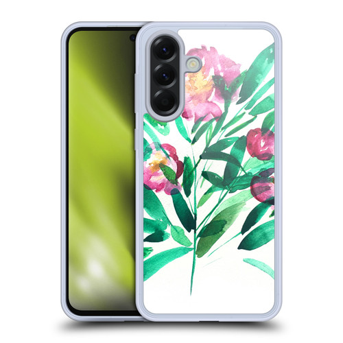 Mai Autumn Floral Blooms Peonies Soft Gel Case for Samsung Galaxy A56 5G