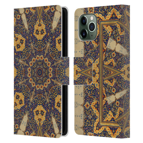 Aimee Stewart Mandala Ancient Script Leather Book Wallet Case Cover For Apple iPhone 11 Pro