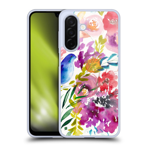 Mai Autumn Floral Garden Bluebird Soft Gel Case for Samsung Galaxy A26 5G