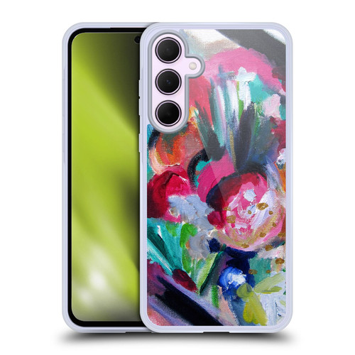 Mai Autumn Floral Garden Abstract Soft Gel Case for Samsung Galaxy A35 5G
