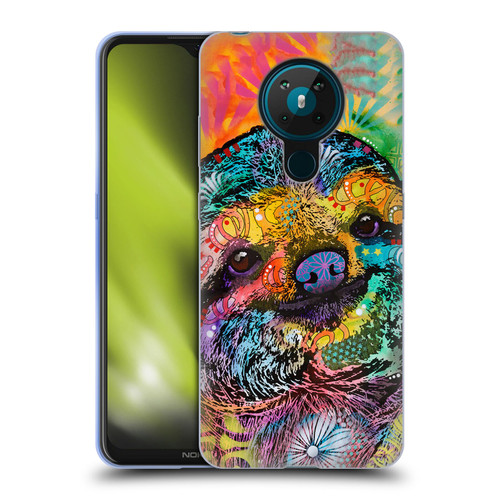 Dean Russo Wildlife 3 Sloth Soft Gel Case for Nokia 5.3