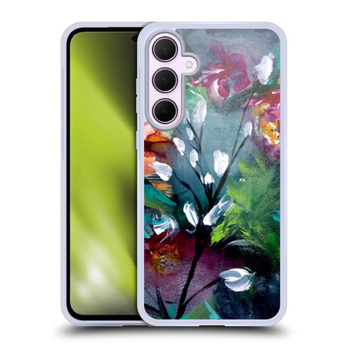 Mai Autumn Floral Garden Night Soft Gel Case for Samsung Galaxy A35 5G