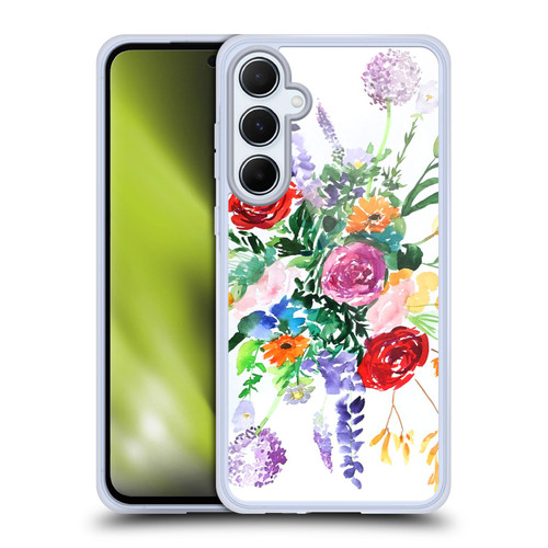 Mai Autumn Floral Garden Mandala Soft Gel Case for Samsung Galaxy A55 5G