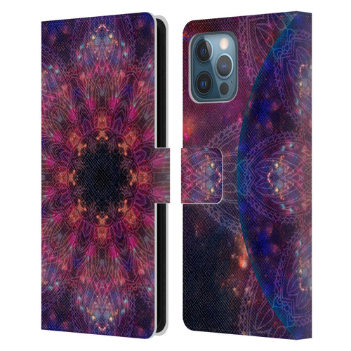 Aimee Stewart Mandala Galactic 2 Leather Book Wallet Case Cover For Apple iPhone 12 Pro Max