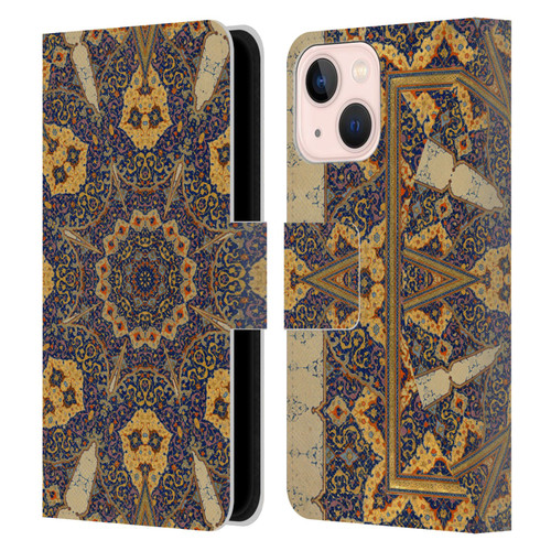 Aimee Stewart Mandala Ancient Script Leather Book Wallet Case Cover For Apple iPhone 13 Mini