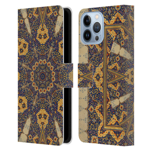 Aimee Stewart Mandala Ancient Script Leather Book Wallet Case Cover For Apple iPhone 13 Pro Max