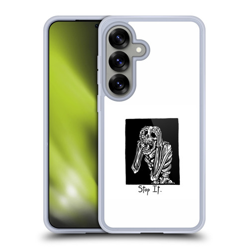Matt Bailey Skull Stop It Soft Gel Case for Samsung Galaxy S25 & MagSafe
