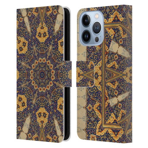 Aimee Stewart Mandala Ancient Script Leather Book Wallet Case Cover For Apple iPhone 13 Pro