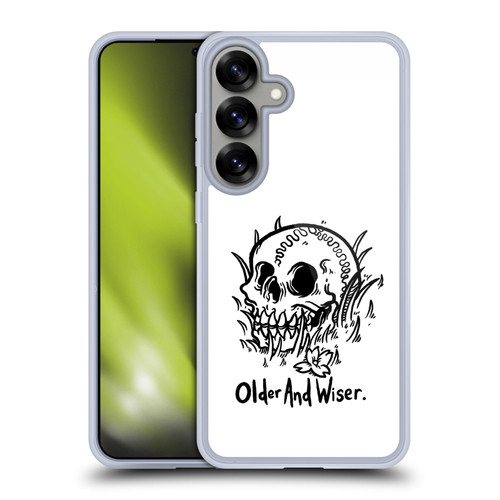 Matt Bailey Skull Older And Wiser Soft Gel Case for Samsung Galaxy S25+ & MagSafe