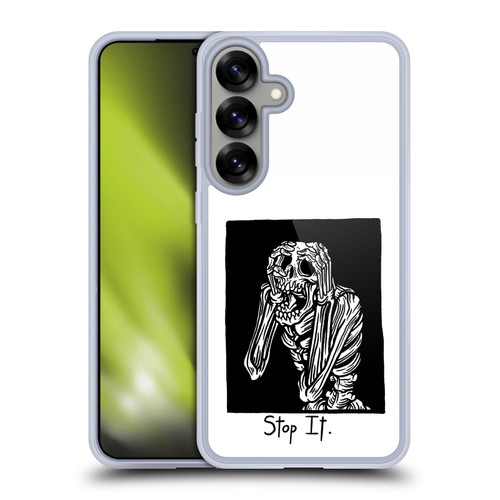 Matt Bailey Skull Stop It Soft Gel Case for Samsung Galaxy S25+ & MagSafe