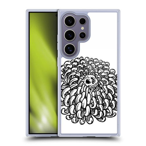 Matt Bailey Skull Flower Soft Gel Case for Samsung Galaxy S25 Ultra & MagSafe