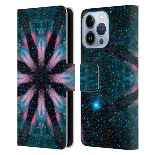 Aimee Stewart Mandala Galactic Leather Book Wallet Case Cover For Apple iPhone 13 Pro