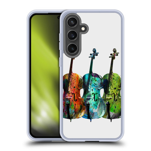 Mark Ashkenazi Music Three Chello Soft Gel Case for Samsung Galaxy S24 FE & MagSafe