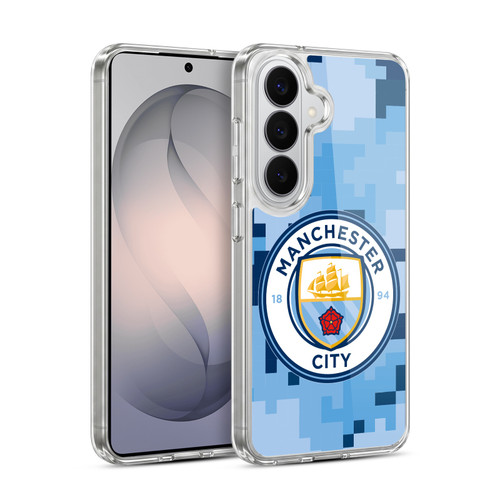 Manchester City Man City FC Digital Camouflage Bluemoon Soft Gel Case for Samsung Galaxy S26 Plus